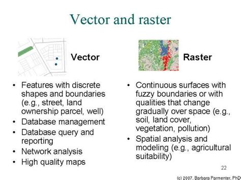 raster data and vector data in gis