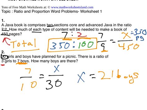 ratio proportion problems with solutions