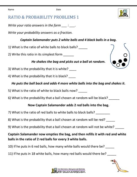ratio word problems with answers