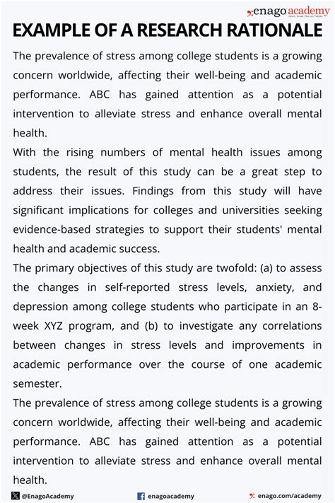 rationale of the study in research meaning