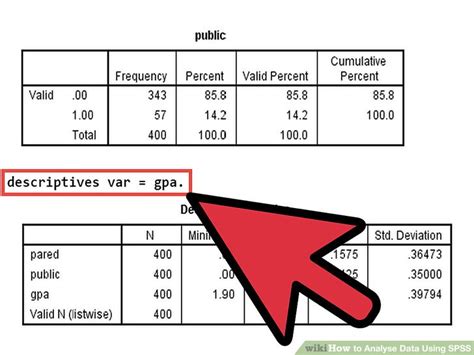raw data for spss analysis