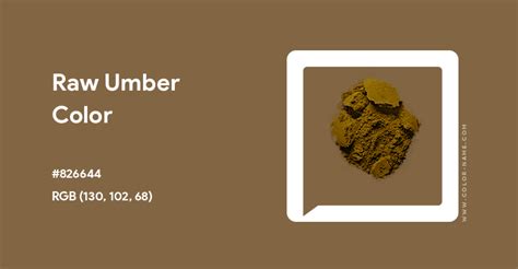 raw umber colour code