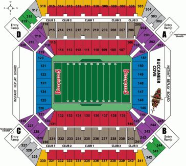 Raymond James Stadium 3d Seating Chart