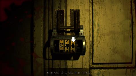 re7 dlc door code