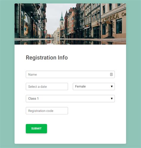 react bootstrap registration form example