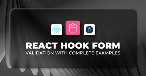 react hook form validation example