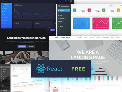 react js website template source code