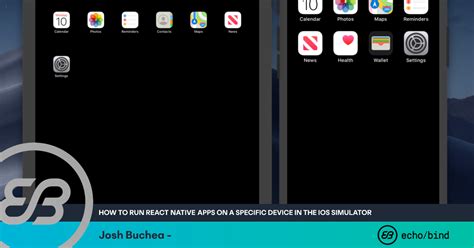 react native run ios on specific device