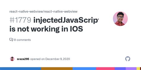 react native webview injectedjavascript not working