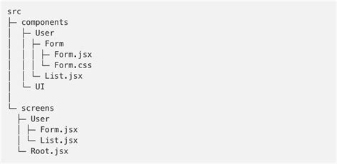 react project file naming convention