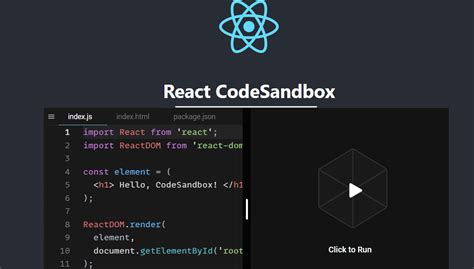 react sample project codesandbox