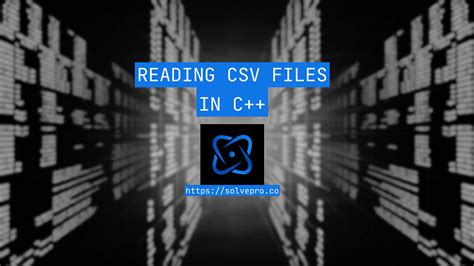 read csv c++ example