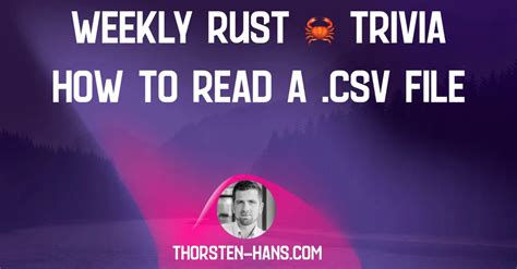 read csv file in rust