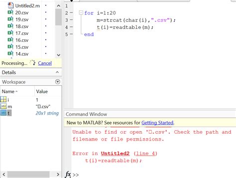 read csv file matlab with header