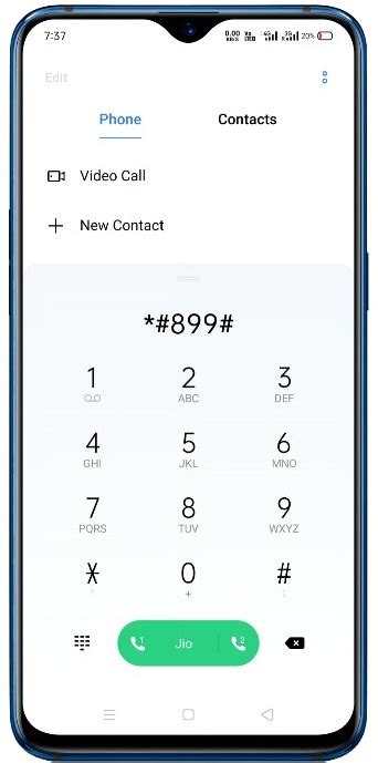 realme touch checking code