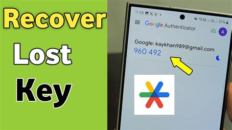 recover lost google authenticator code