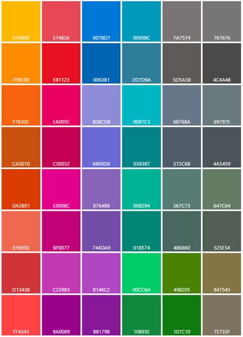 red accent 2 color code