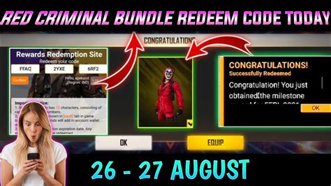 red criminal redeem code
