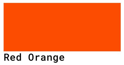 red orange cmyk code
