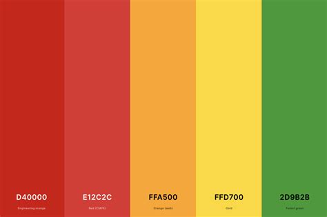 reddish yellow hex code