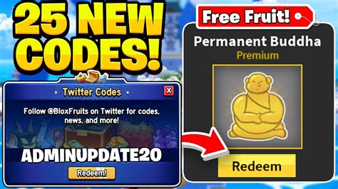 redeem code roblox blox fruit update 20