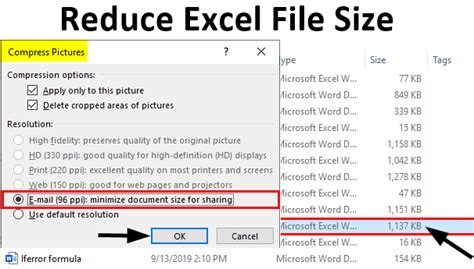 reduce pivot table file size