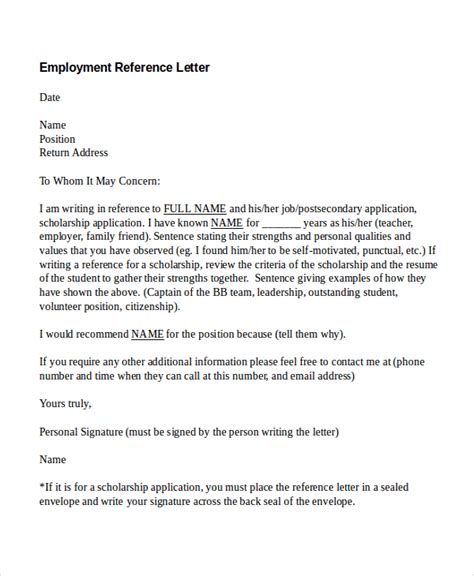 reference for job example