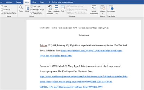 reference url example