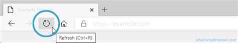 Tombol Refresh Browser