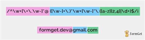 regular email format