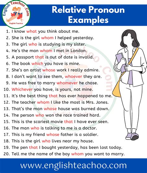relative pronoun with examples sentences