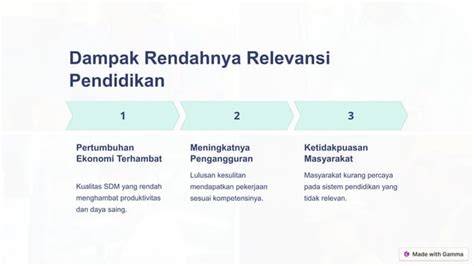 Relevansi Pendidikan