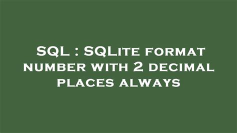 remove decimal places in sql