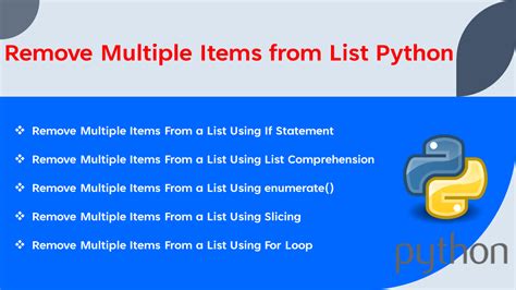 remove multiple items from list python by index