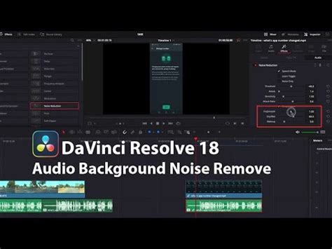 remove noise from audio davinci resolve