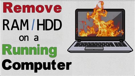 remove ram while pc is on