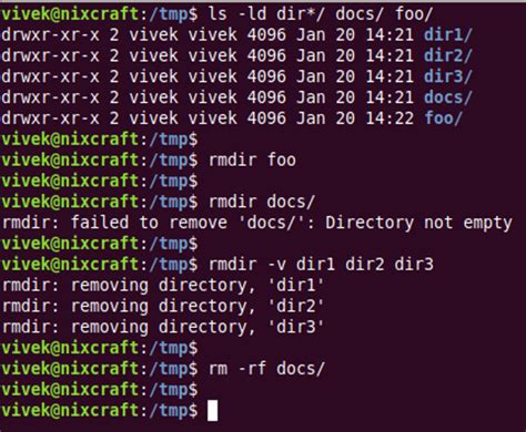 remove root directory linux