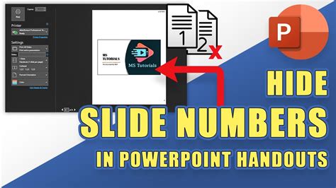 remove slide number from powerpoint