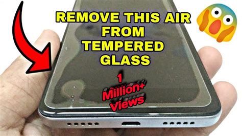 removing bubbles