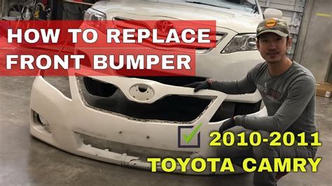 removing bumper from toyota camry