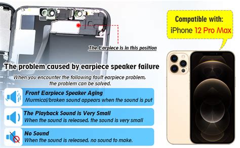 replace ear speaker iphone 12 pro max