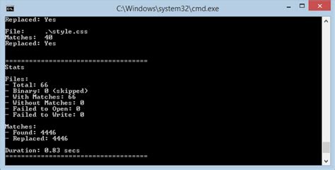 replace text in multiple files windows command line