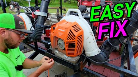 replacing pull cord on stihl backpack blower