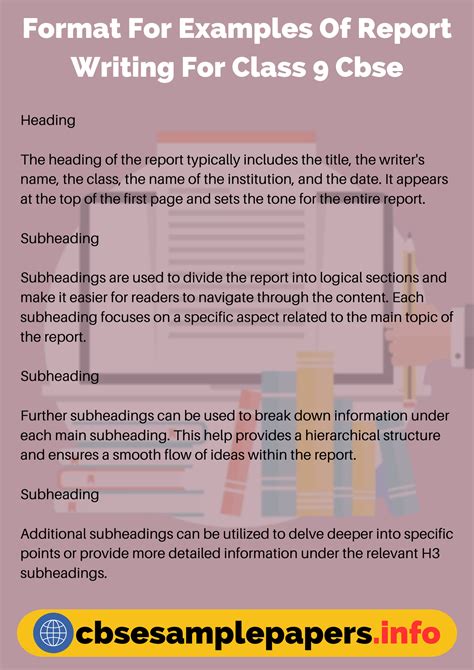 report writing class 9 topics with answers term 2