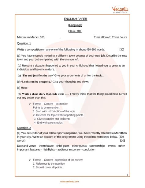 report writing sample class 12 isc