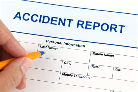 reporting the incident or accident