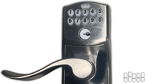 reprogram schlage door lock code