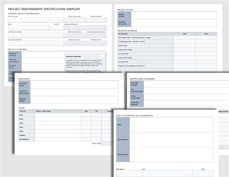 requirement specification template