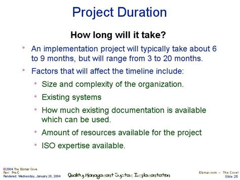 research project duration example