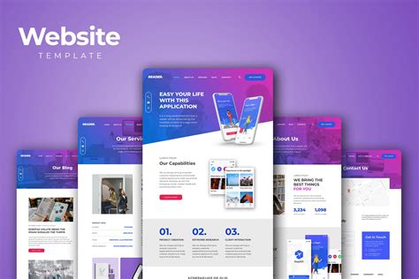 research project website examples